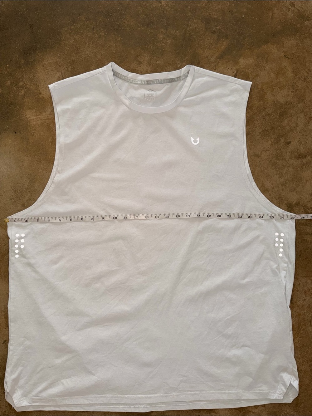 Northyard White Sleeveless Performance Training Tank 3XL - Picture 4 of 7